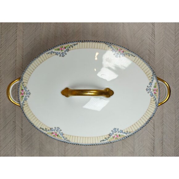 Vintage Noritake Savoy Covered Vegetable Bowl Tureen Casserole Serving Dish - Picture 4 of 10